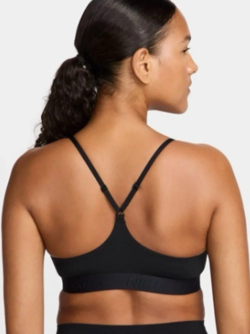 Nike Women's Indy Sports Bra Black Size M Removable Pads 00282